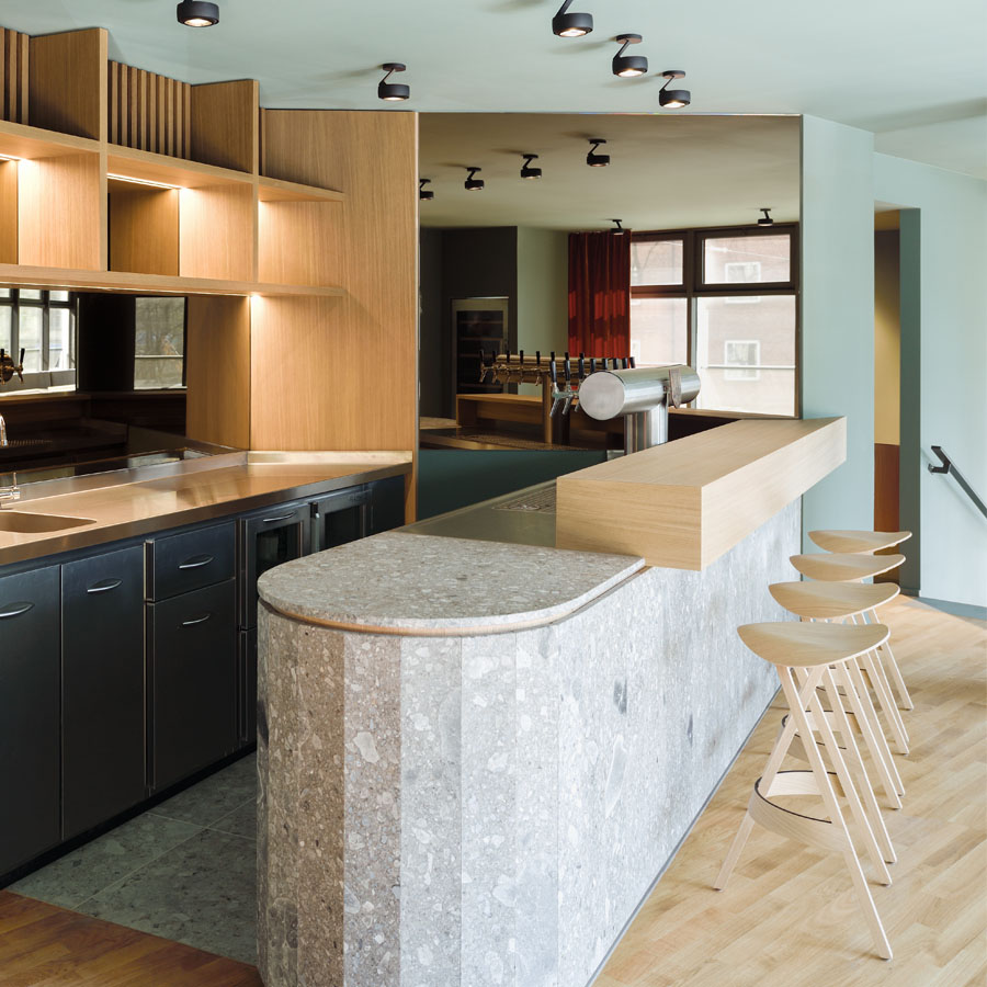 THONET 404 H Holzbarhocker - Beispielbild