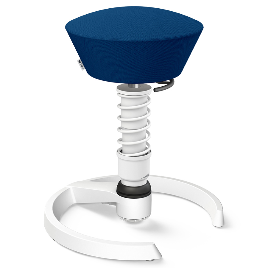 Aeris Swopper Select Wolle blau - Gleiter - Gestell weiß - High-Feder