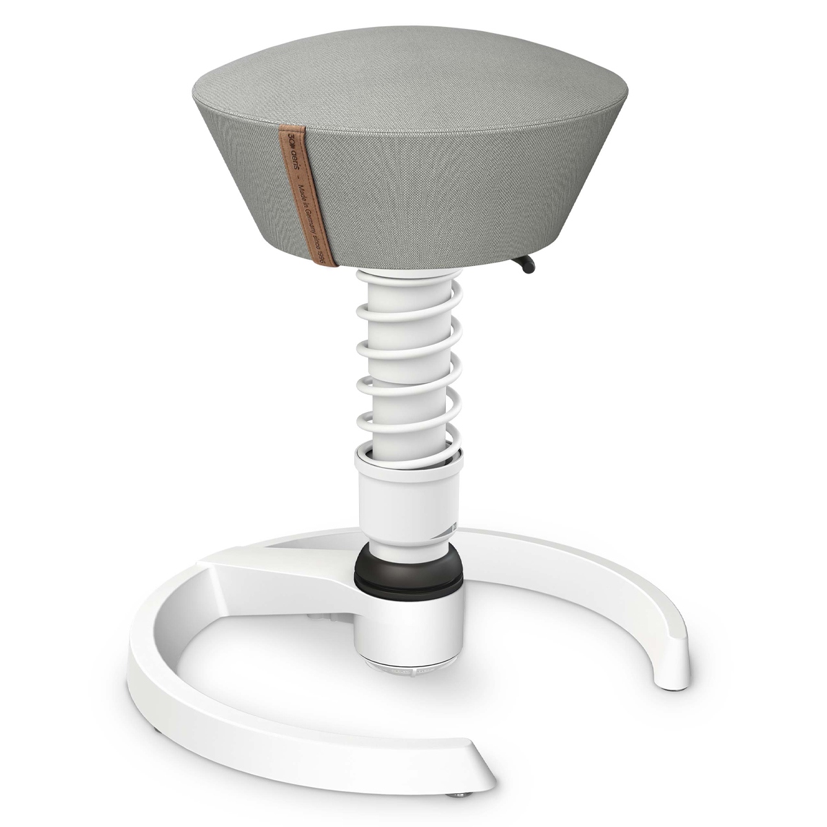 Aeris Swopper Jubiläum Musa New Grey Gestell mit Gleitern weiß Front