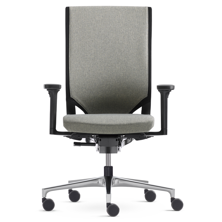 Klöber Duera (due98) 3D-Netzrücken mit Softpolsterauflage - Frontansicht