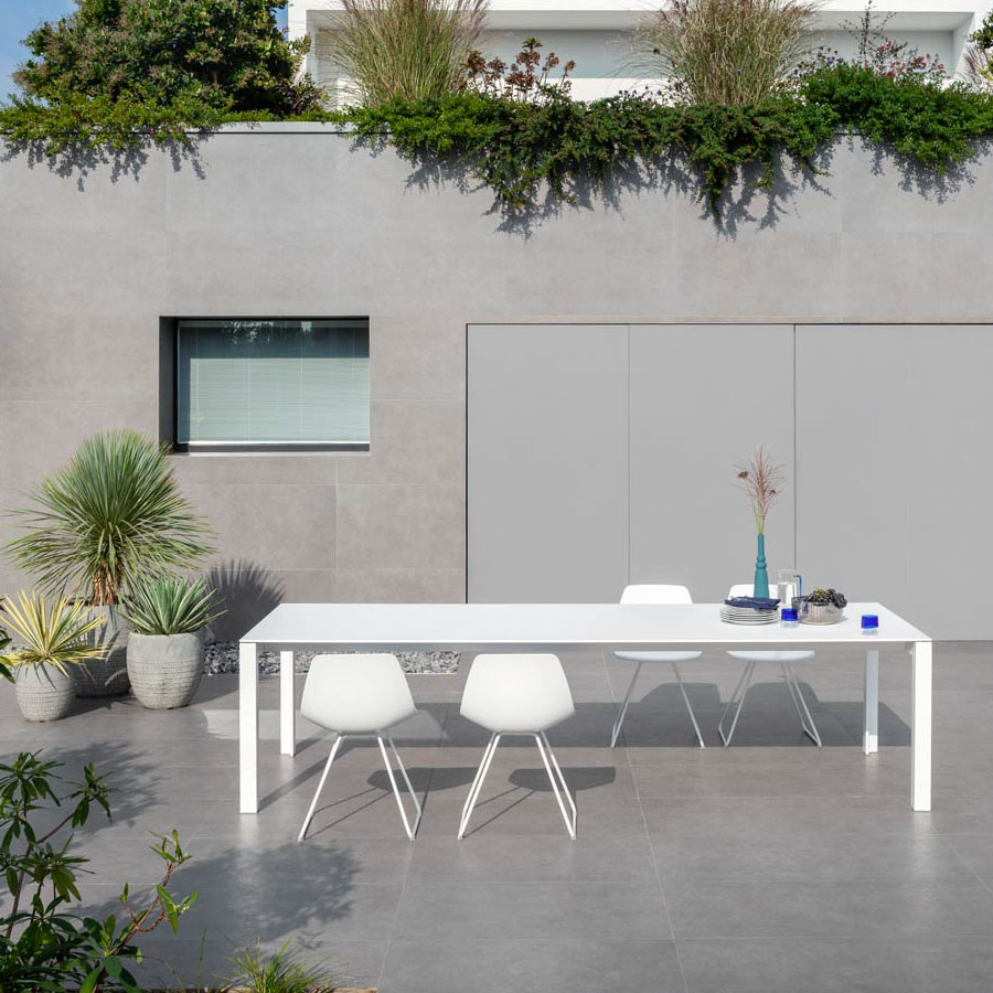 lapalma Apta Outdoor Tisch weiß
