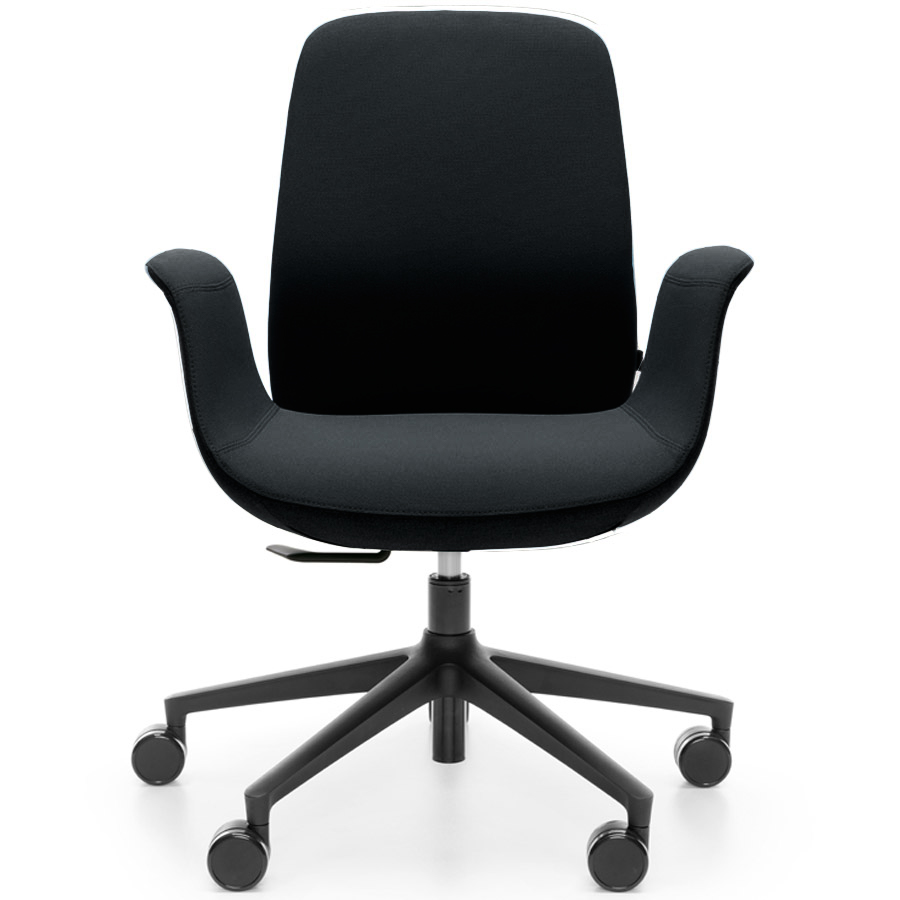 Profim ElliePro 20ST Bezug schwarz EVO Fußkreuz schwarz - Front