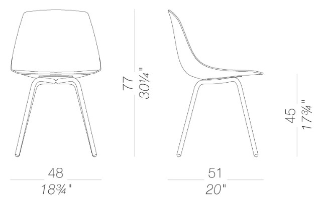 lapalma-miunn-ES161-vierfuss-abmessungen