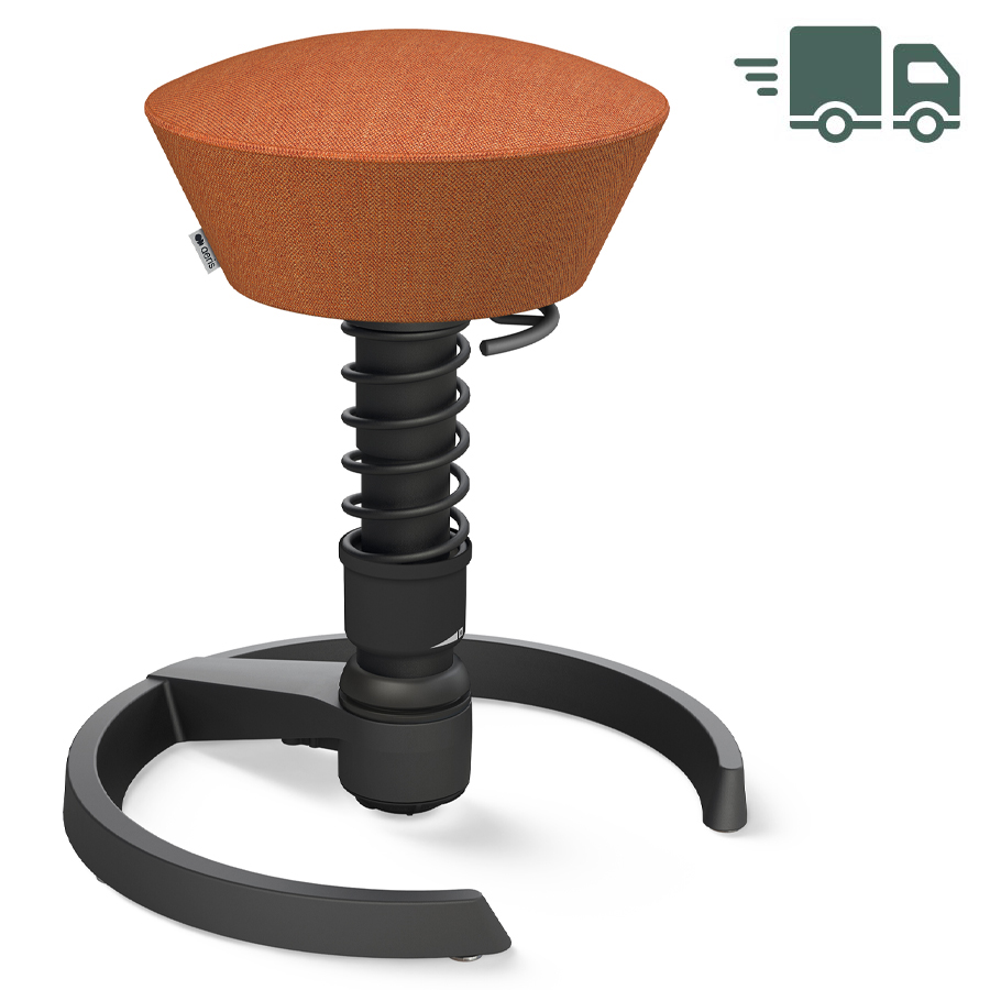 Aeris Swopper Capture Wolle orange-rot meliert - Gleiter - Gestell schwarz - Standardfeder