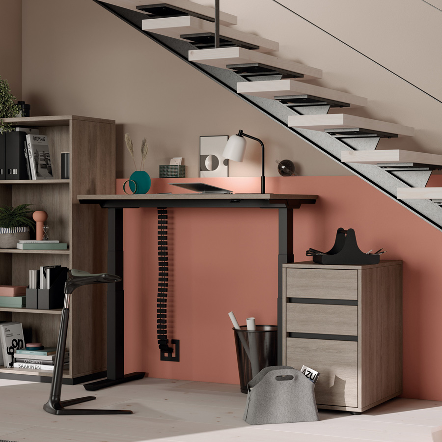 Palmberg Anstellcontainer Standcontainer Select - Nussbaum - Beispielbild