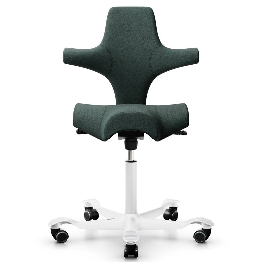 HAG CAPISCO 8106 - Stoff Capture 6601 - Gestell weiß - Frontansicht