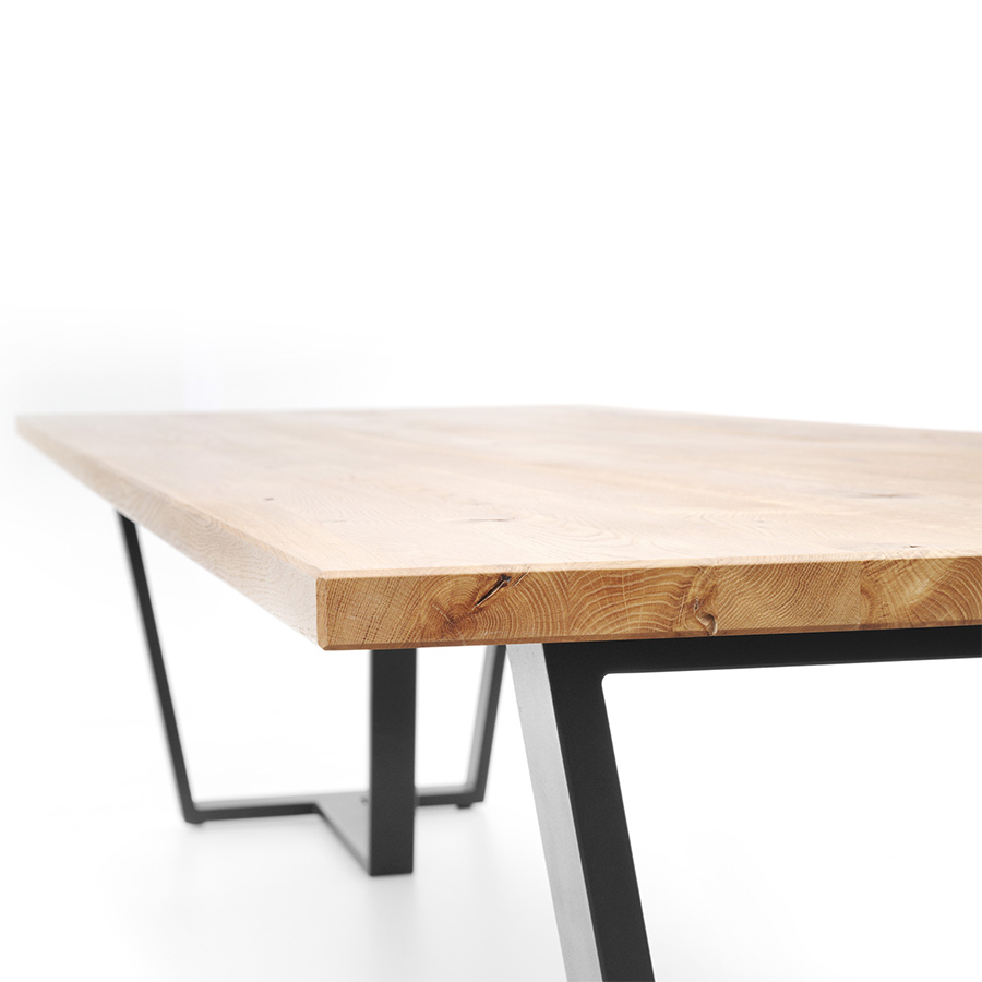 Bejot TB Konferenztisch Tischplatte aus Massivholz Eiche