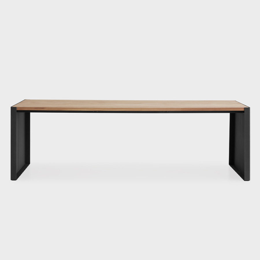 lapalma Panco Outdoor Tisch mit Gestell anthrazit