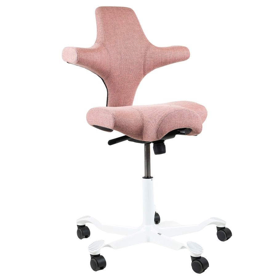 HAG CAPISCO 8106 Stoff Re-wool 0648 altrosa Gestell weiß