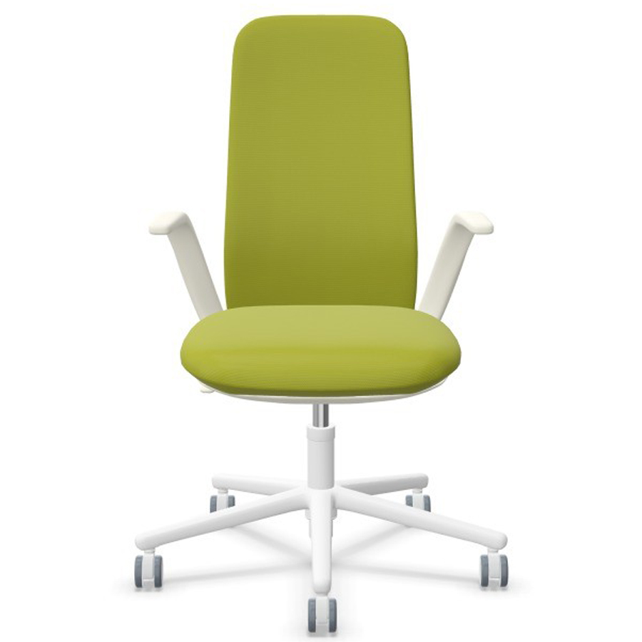 HAWORTH Nia Bürodrehstuhl - Rückenlehne mittelhoch - Bezug Convert grün - Front