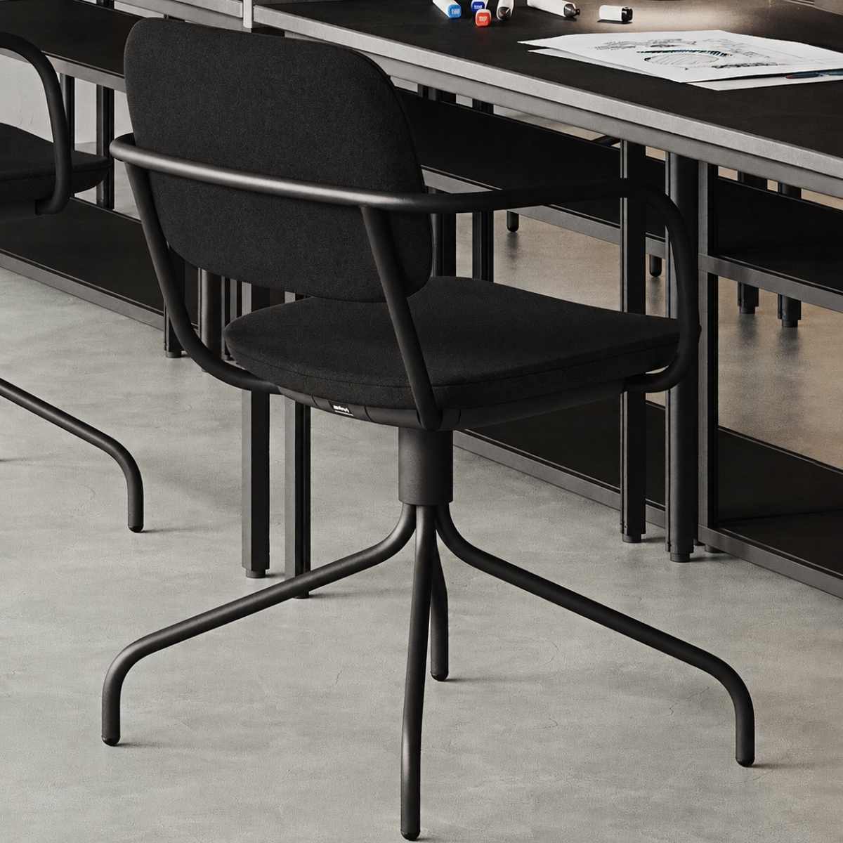 Profim Normo 500HS Konferenzstuhl Bezug schwarz