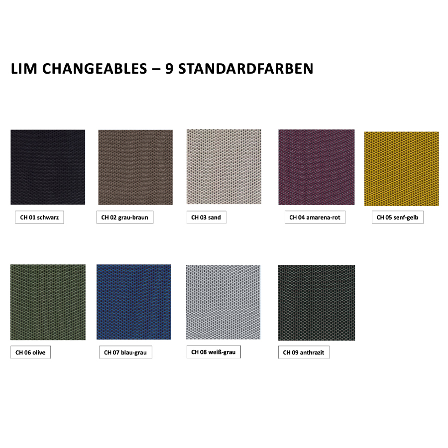 Farbübersicht Changeables