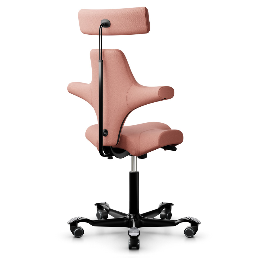 HAG CAPISCO 8106 - Stoff Select 64213 lachsrosa- mit Nackenstütze-schwarz
