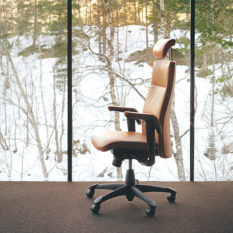 HAG Tribute 9031 Chefsessel Leder cognac - Beispielbild