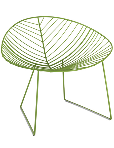 Arper Leaf 1821 Loungesessel grün