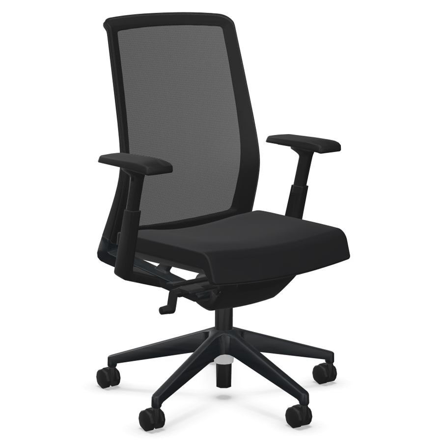 HAWORTH Very (Comfort 62) schwarz mit Netzrücken