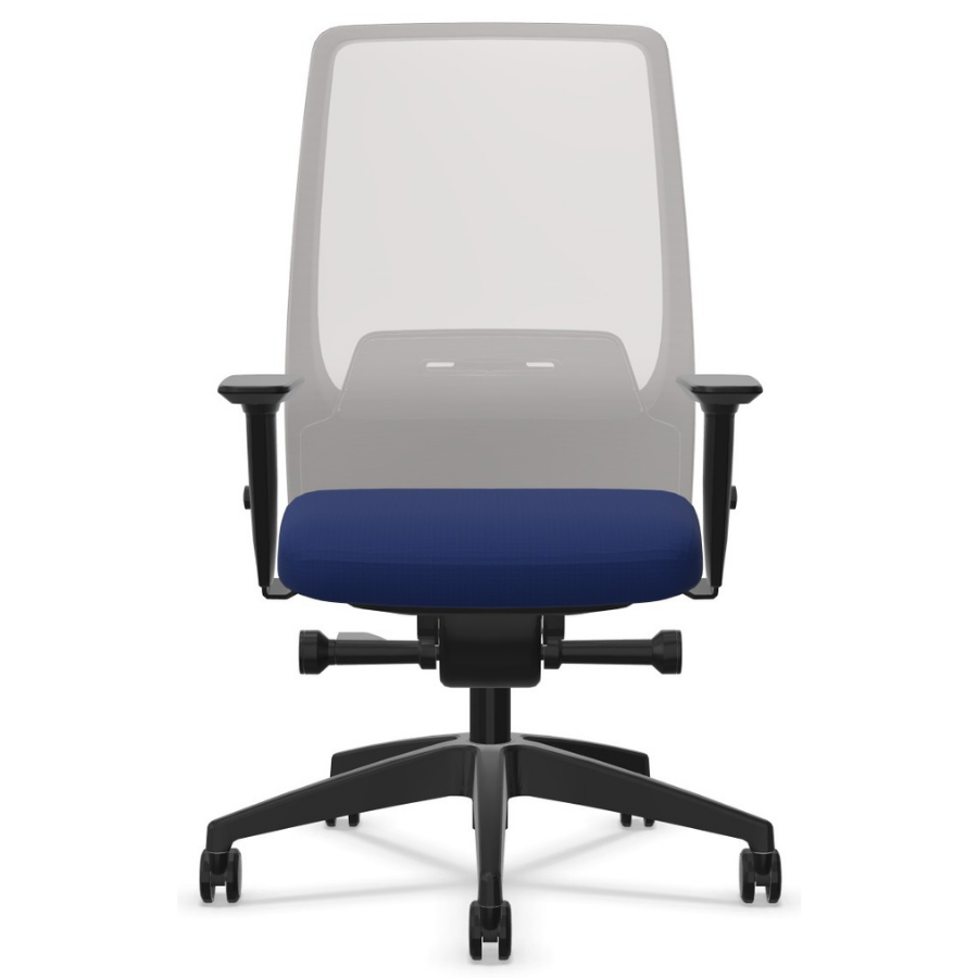 Interstuhl AIMis1 AM26E Netzfarbe weiß Polsterfarbe ultramarinblau