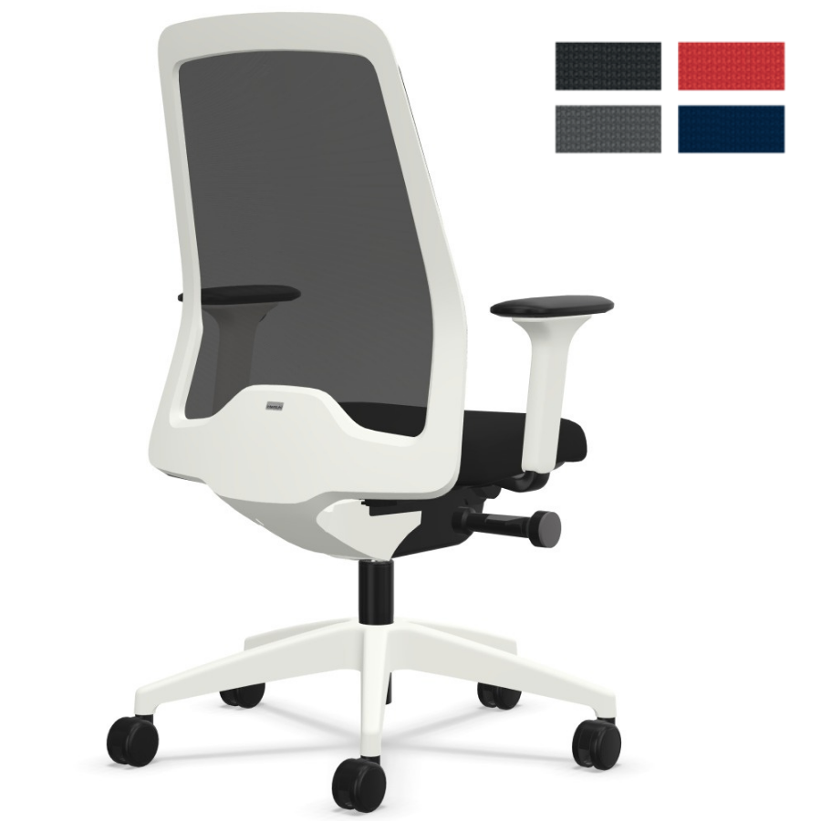 Interstuhl EVERYis1 (EV211) Bürostuhl weiß mit Netzrücken viele Farben