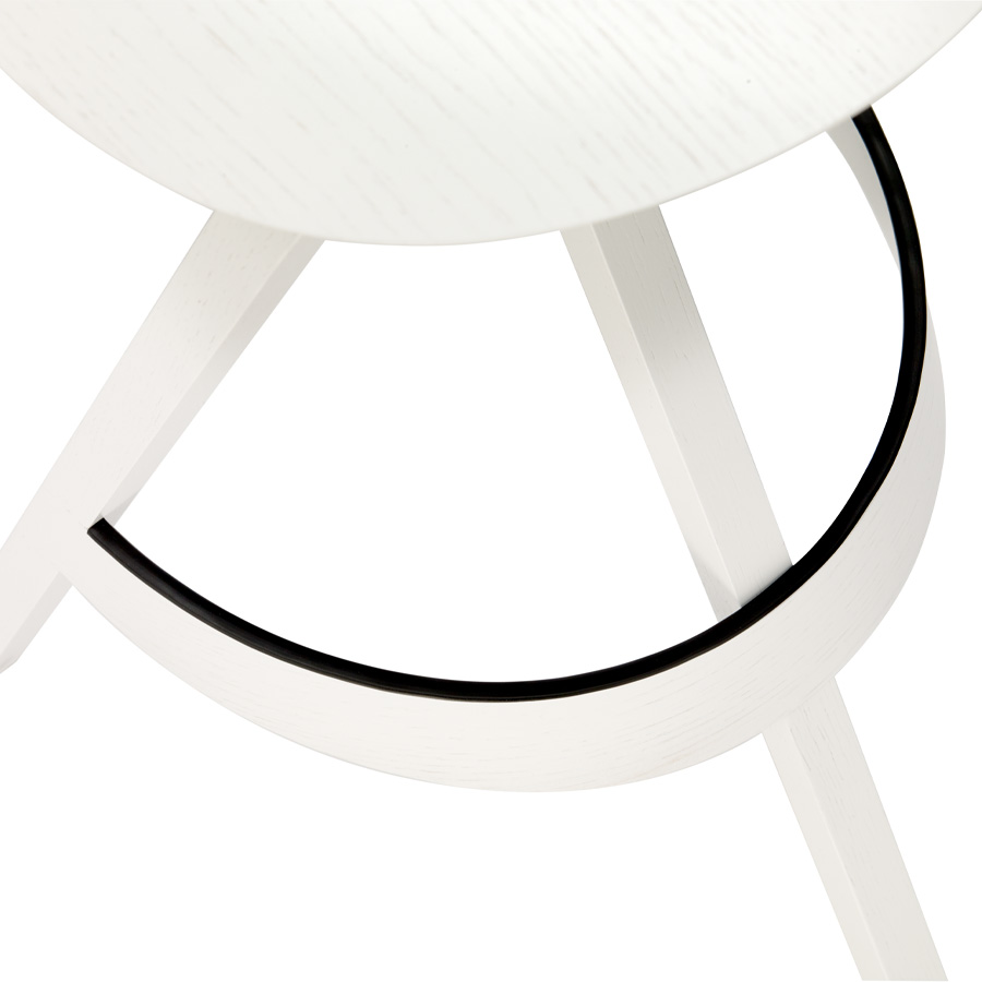 THONET 404 H Holzbarhocker - Beispielbild Fußauflage von oben