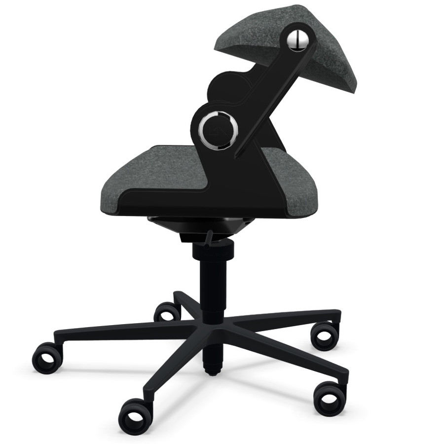 König+Neurath Balance Chair beledert Stehposition Seitenansicht