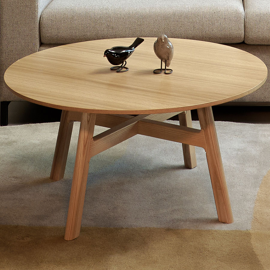 Noti Mishell Beistelltisch Holzgestell Höhe 40 cm in Eiche natur