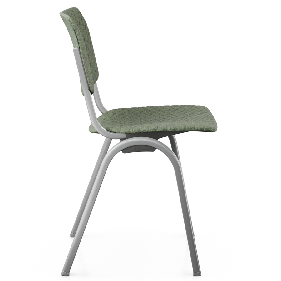 HAG Celi 9160 | Bezug CeliKnit Moss | Kunststoff Slate | Gestell Silber