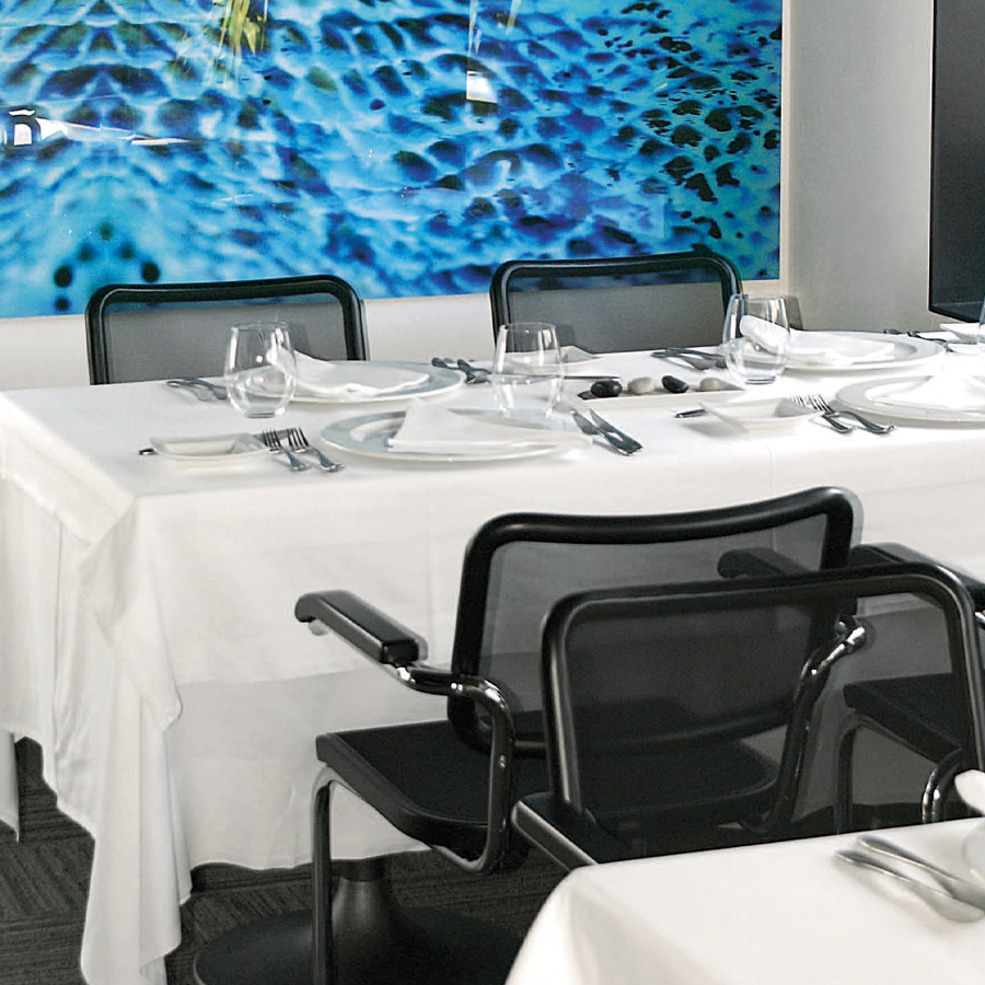 THONET Stahlrohr-Freischwinger mit Netzbespannung - Beispielbild