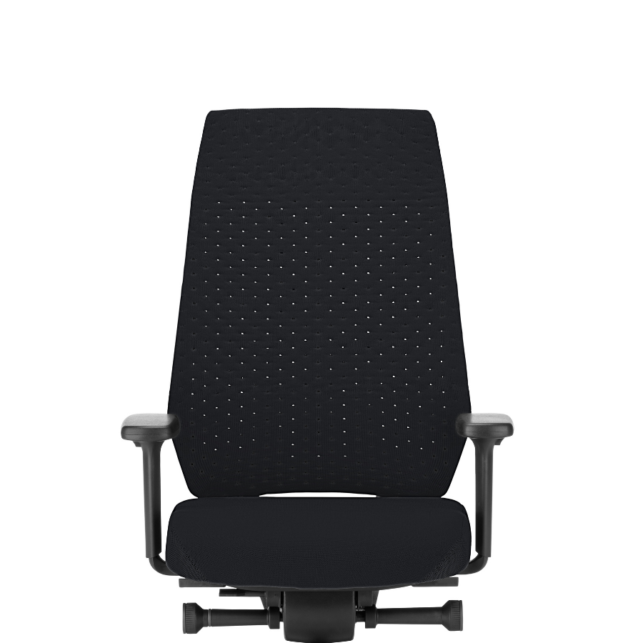 Interstuhl JOYCEis3 JC317 Bürostuhl mit Softback hoch Farbe schwarz - Frontansicht