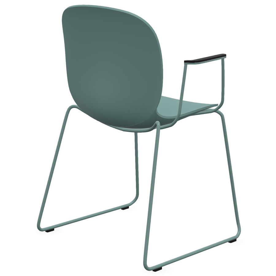 Profim Noor Kufenstuhl 6060 Sea Green Aqua