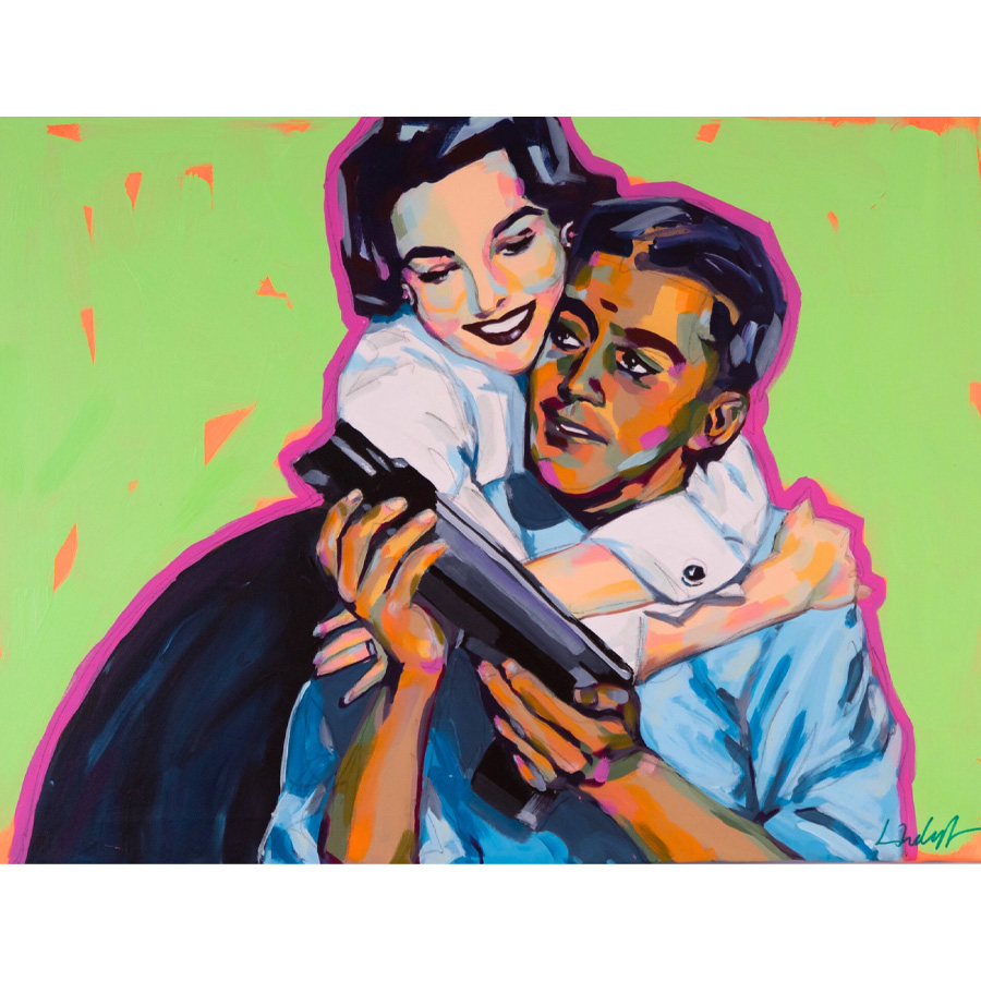 Leinwanddruck Darling Present | Hélène Lindqvist