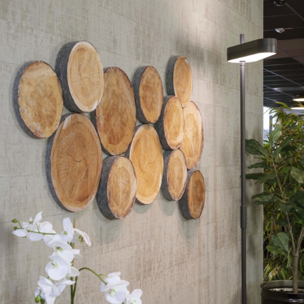 Götessons Woodstock EcoSUND® | Akustikwand mit Holzdesign | 12er Set