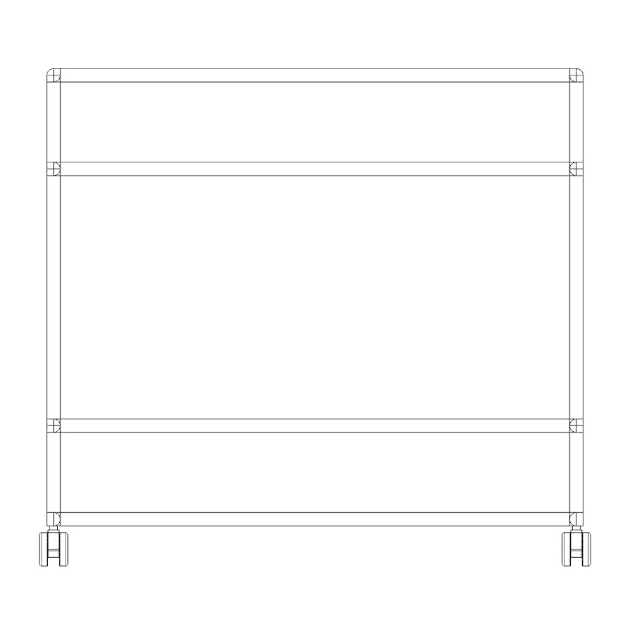 Bosse Servierwagen groß Chrom