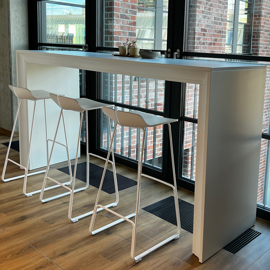 lapalma Link Barhocker weiß mit Hochtisch Palmberg