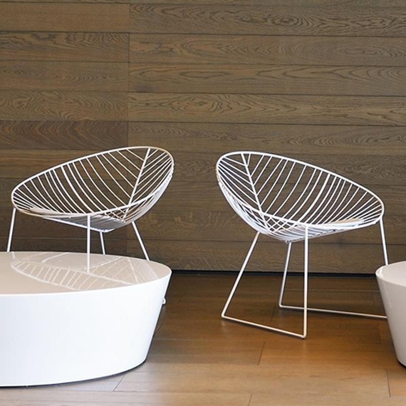 Arper Leaf 1821 Loungesessel weiß