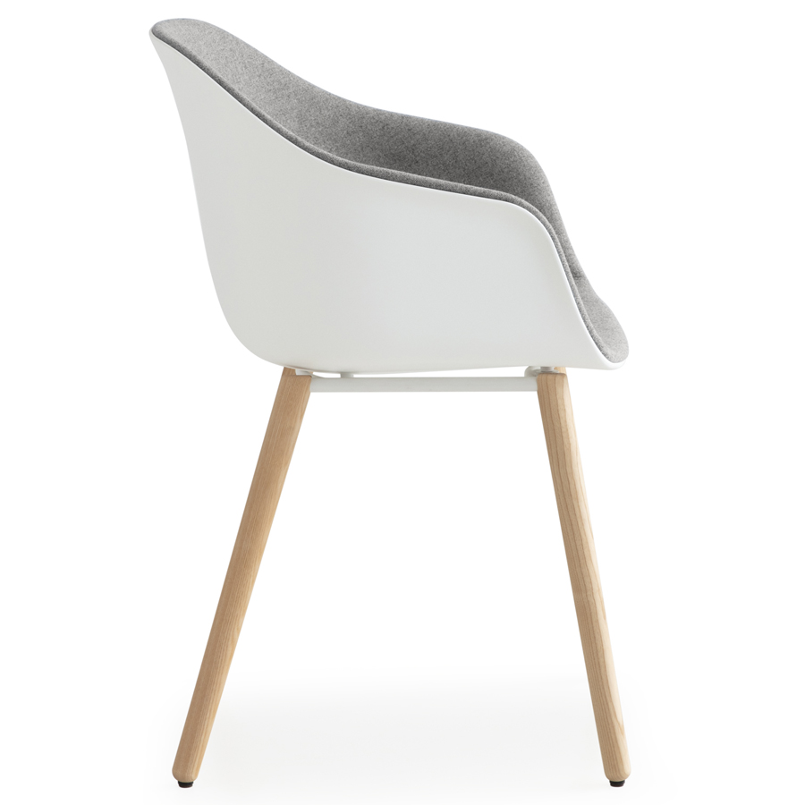 lapalma SEELA AC S313 Gestell Eiche gebleicht - Bezug Innenschale Remix 0123 - Seite