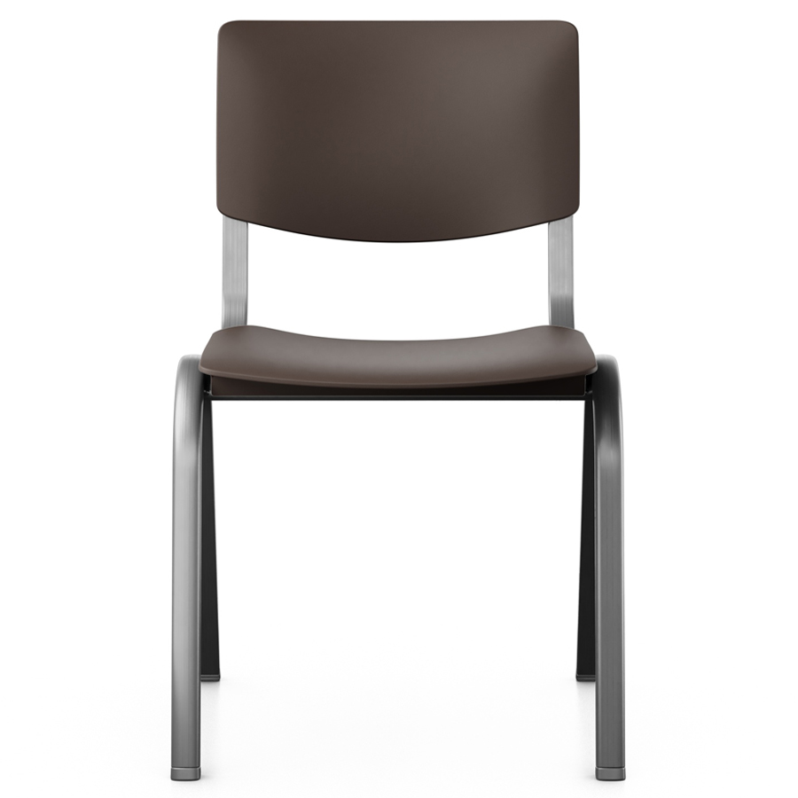 HAG Celi Kunststoffstuhl | Gestell Raw | Schale Recycled Schneepflug-Edition