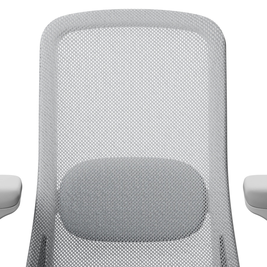 HAG SoFi Mesh grau - Detail Netzrücken