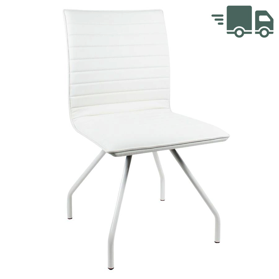 Bejot Orte 3DH 250 - Bezug Kunstleder Keimo weiß - Gestell RAL 9010