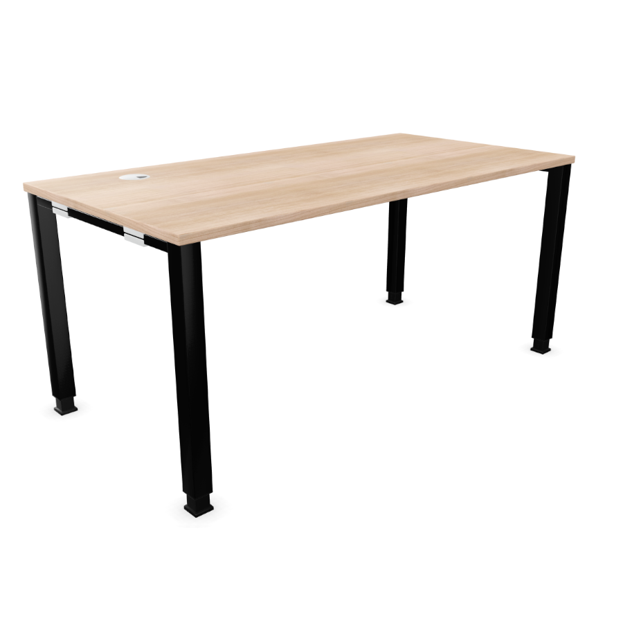 Palmberg Systo Tec Platte Nussbaum mit Gestell Schwarz