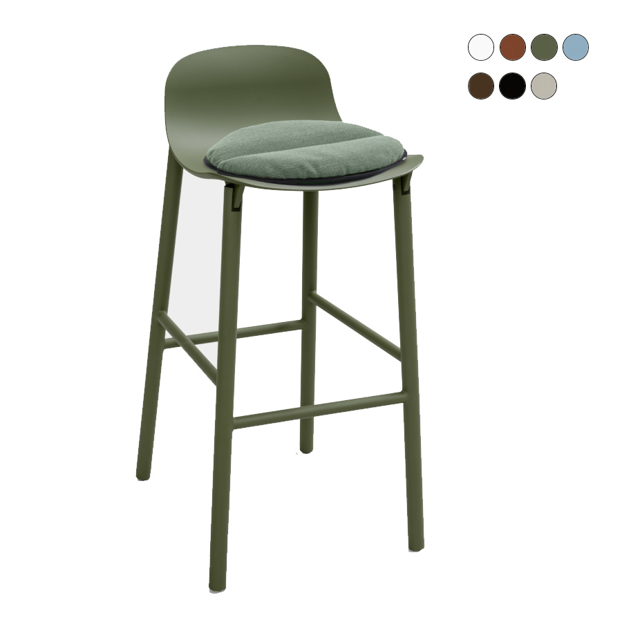 Kristalia Sharky Alu Barhocker