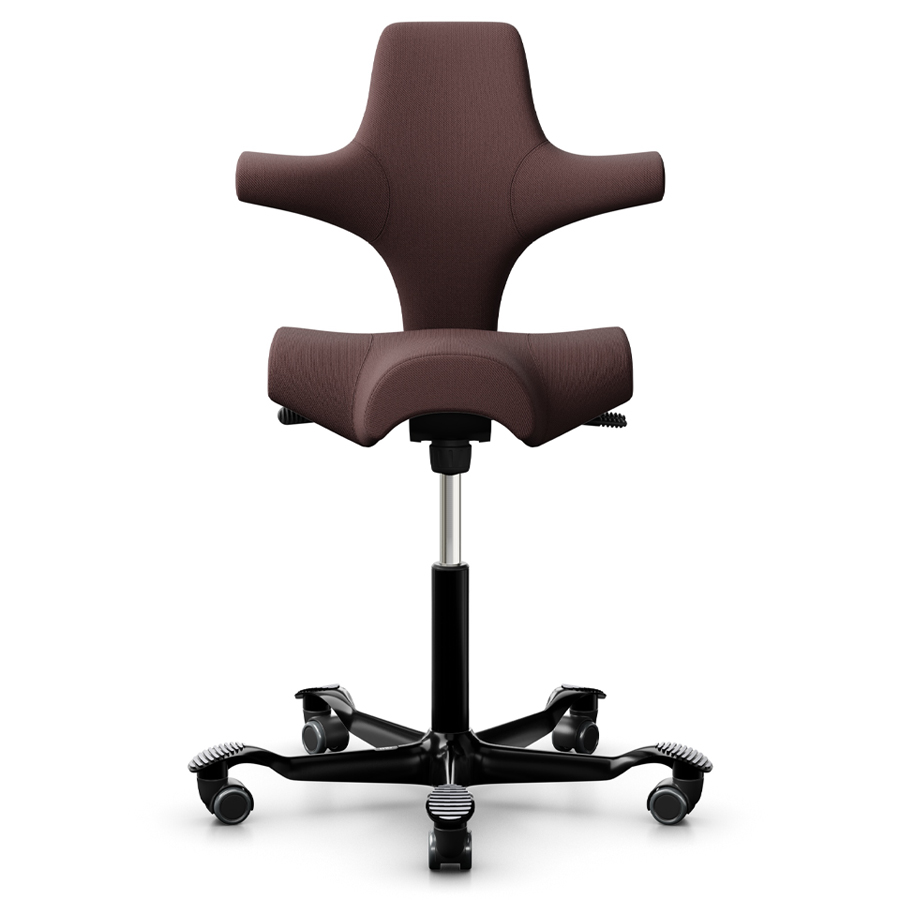 Abverkauf: HAG CAPISCO 8106 | Stehhilfe | Leichte Mängel | Wollstoff Select braun | Gestell schwarz