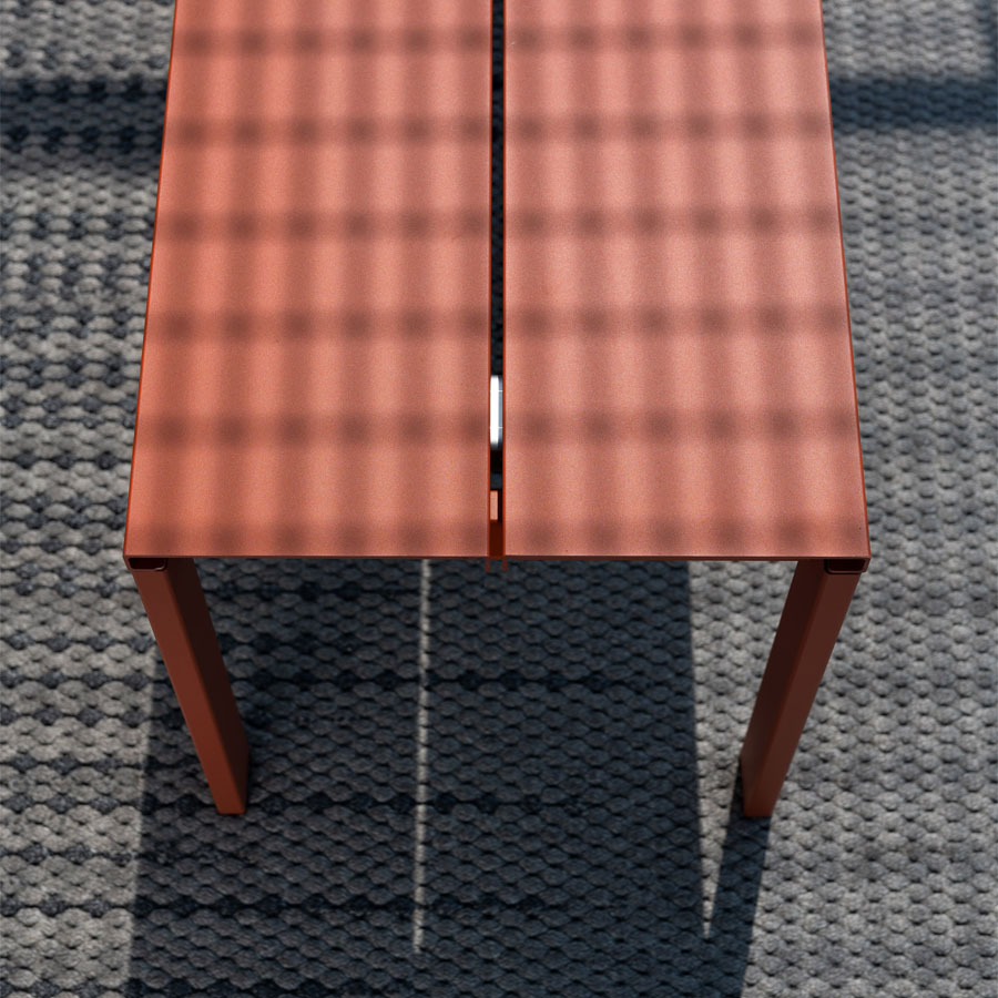 Kristalia be-Easy | Sitzbank rot