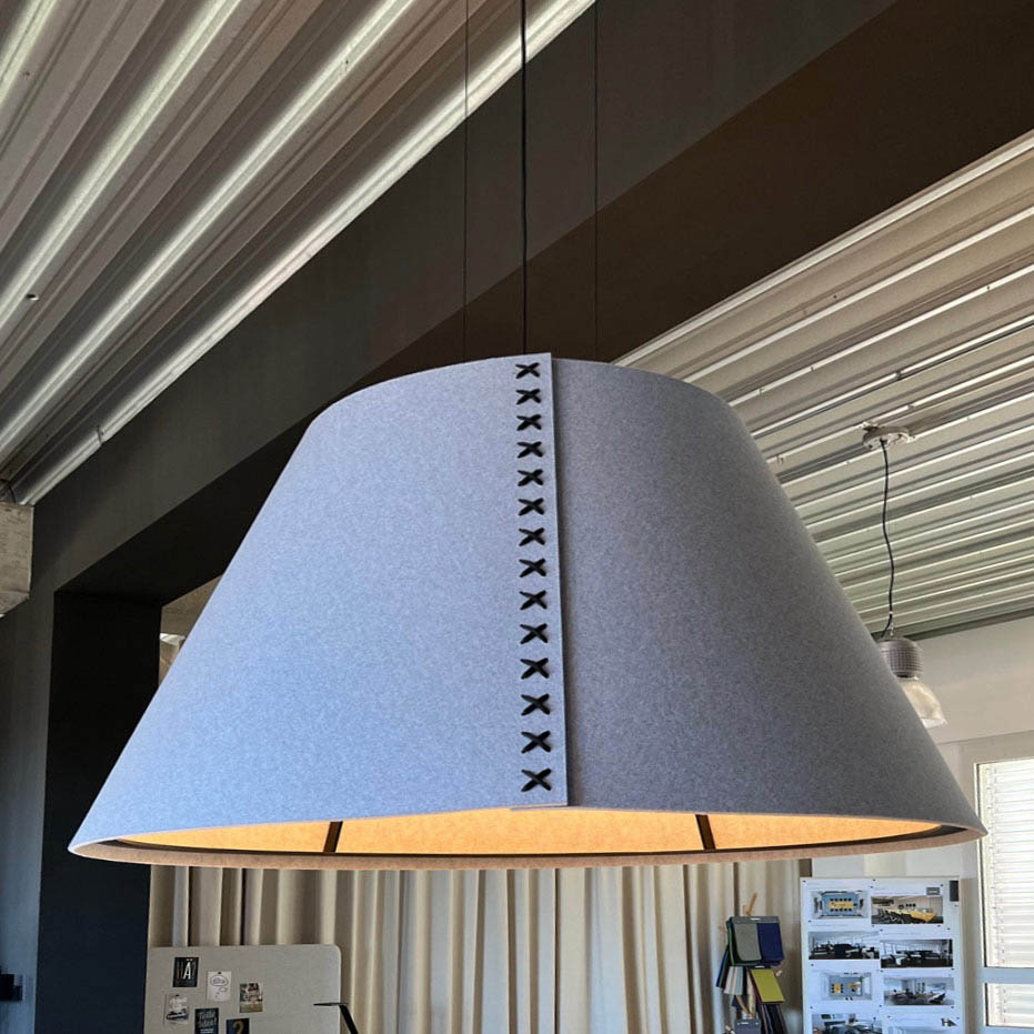 BuzziSpace BuzziShape - Größe L - Außen BuzziFelt Offwhite 63, Innen BuzziFabric Electric 16