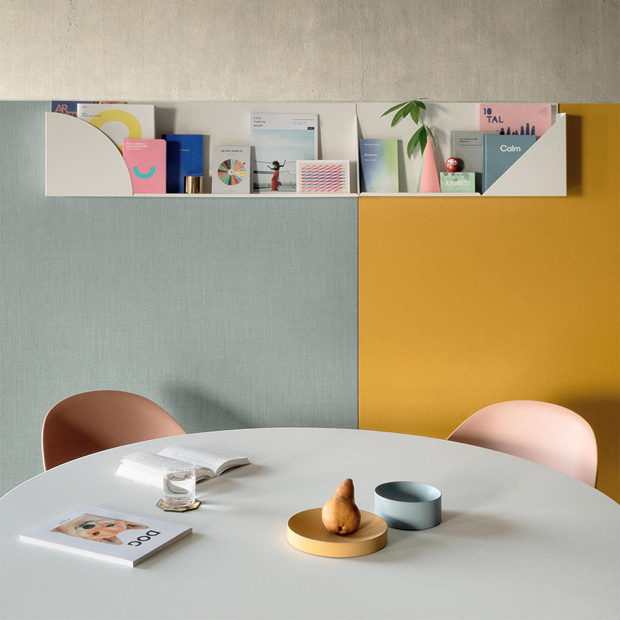 Arper DIZZIE Esstisch Höhe 74 cm weiß