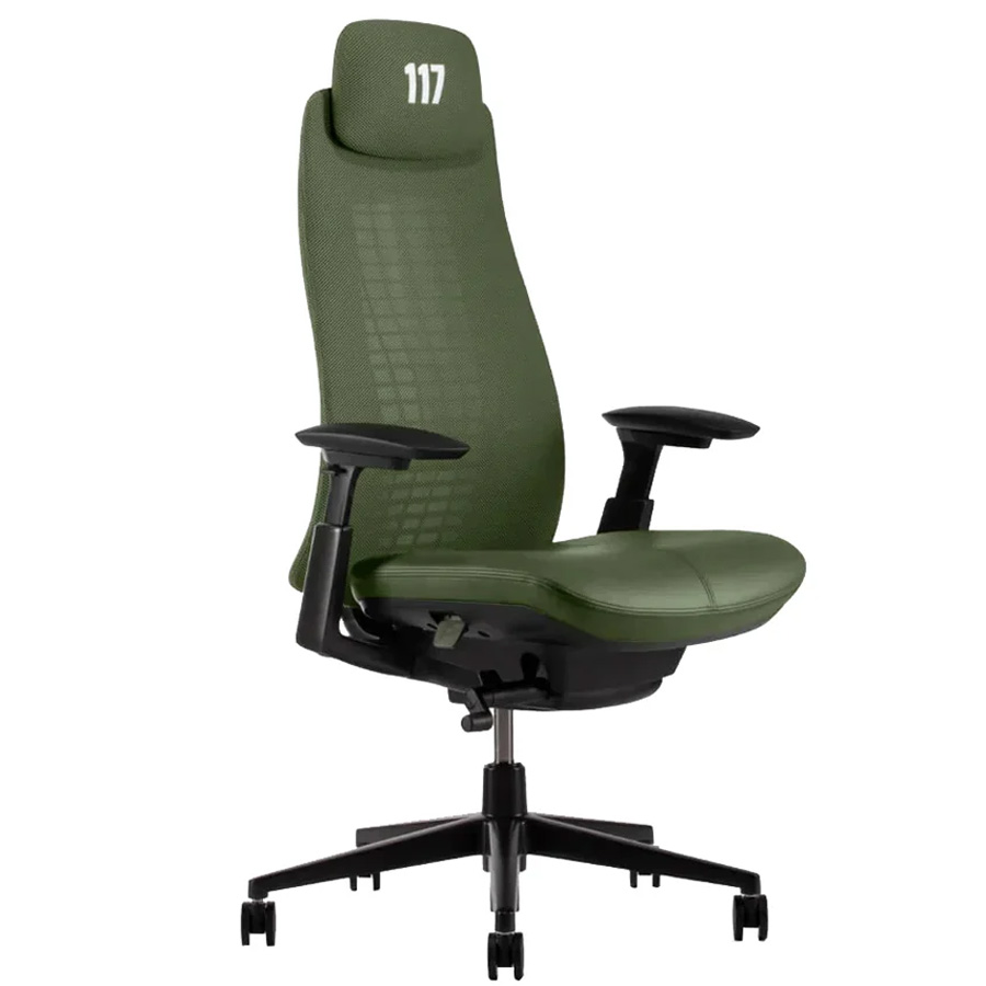 Haworth Fern X Halo Gaming Chair mit Leder-Sitzfläche - Beispielbild