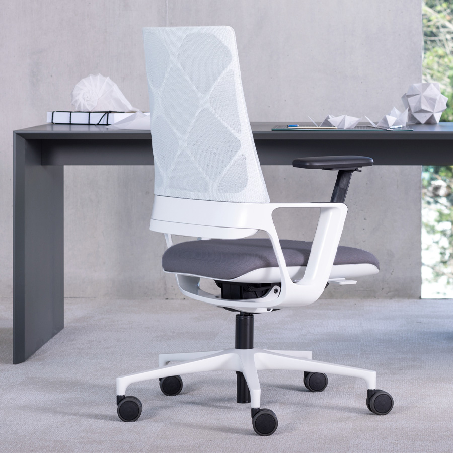 Klöber CONNEX2 (cnx88) Drehstuhl Netzrücken weiß-grau Express Modell