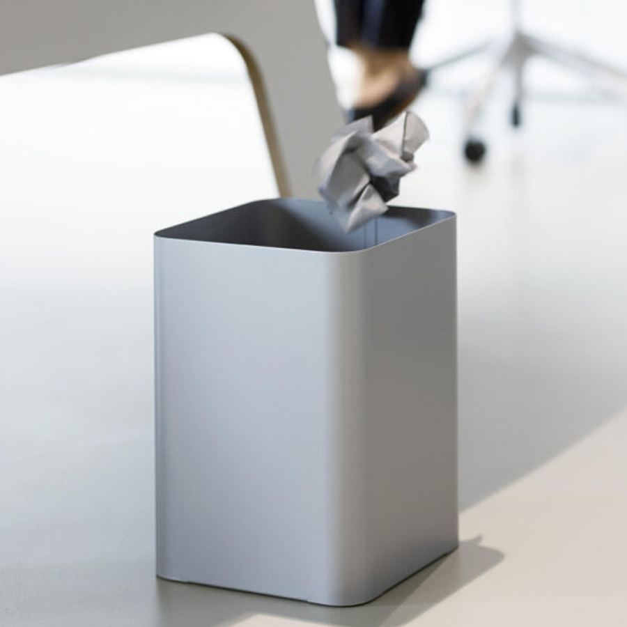 Cascando Flow Papierkorb | Größe 2 | Farbe silber