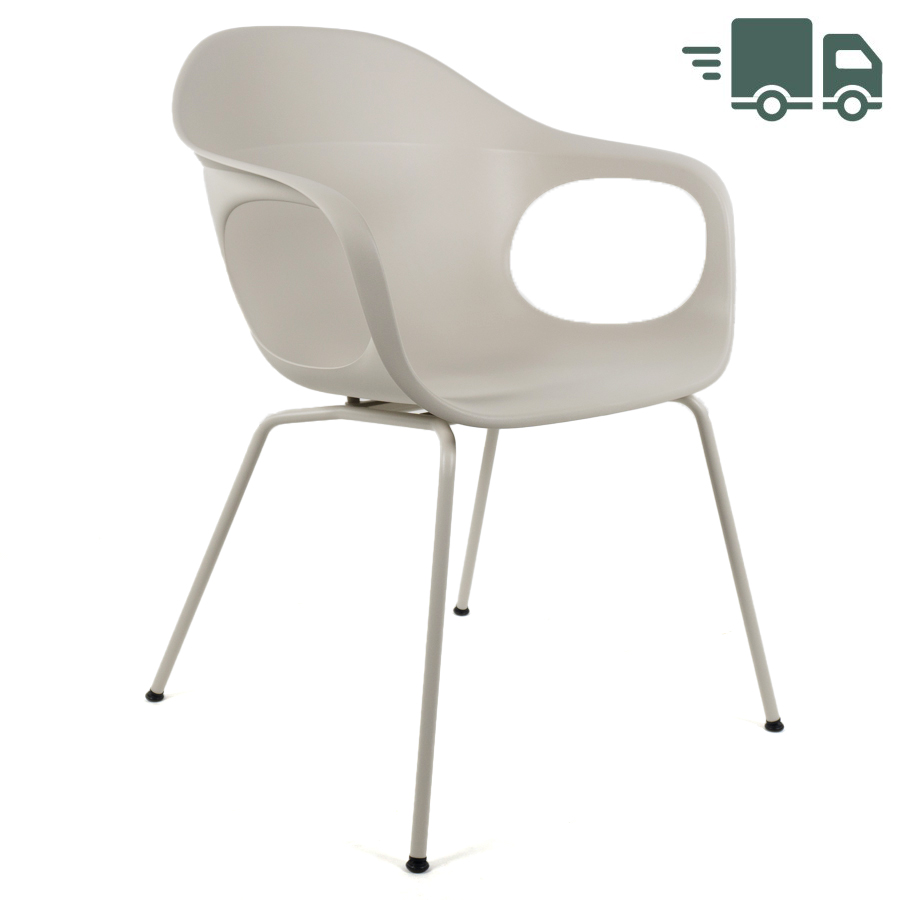 Kristalia ELEPHANTINO Stuhl mit Vierfußgestell Farbe elfenbein