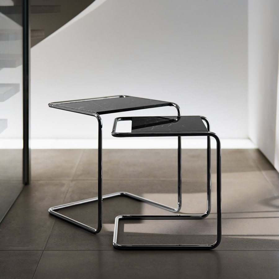 JS. THONET Beistell- und Satztisch SET B 97 Serious | Beispielbild Marmor-Ausführung