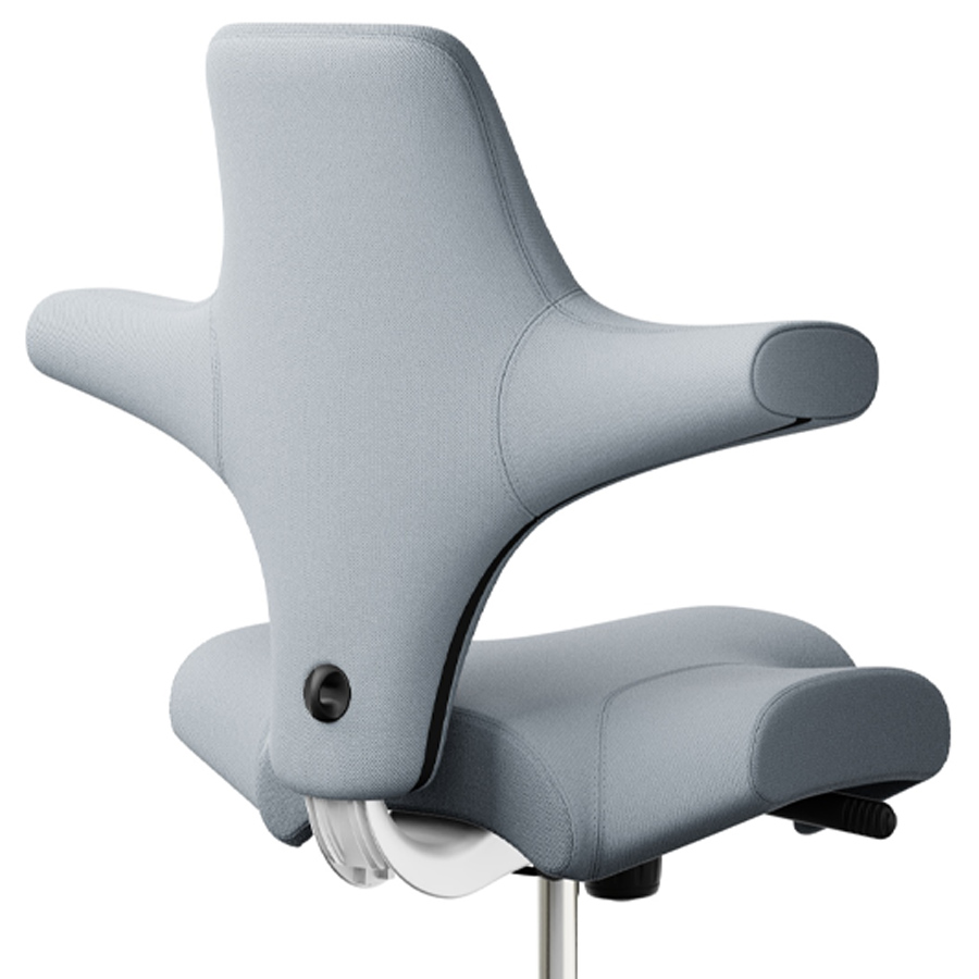 HAG Capisco 8106 - Stoff Select grau - Nahaufnahme